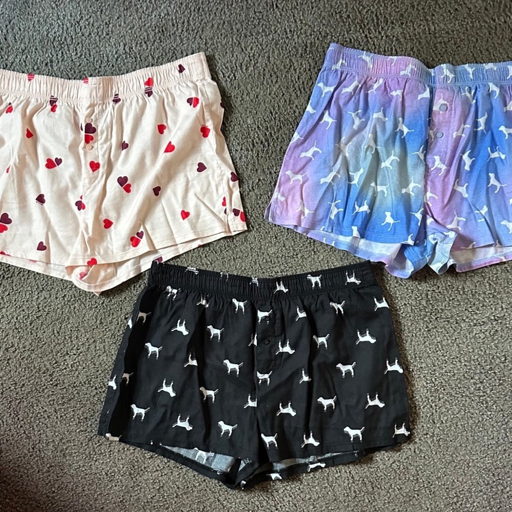 Victoria’s Secret PINK Sleeping Boxy Bundle (3 count) - Size S